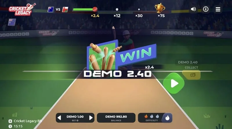 Cricket Legacy BB výhra